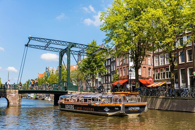Amsterdam 1h Canal Cruise by Semi-Open Boat with Audio Guide - Passing the Red Light District and Singel