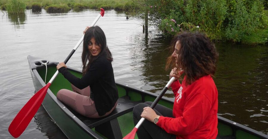 Amsterdam: 2-Hour Guided Canoe Trip - The midway drink and the garden afterward