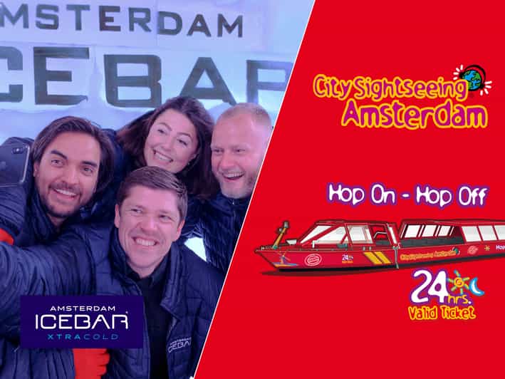 Amsterdam: 24-Hour Hop-On Hop-Off Boat and XtraCold Icebar - Why the canal boat is the useful half of the ticket