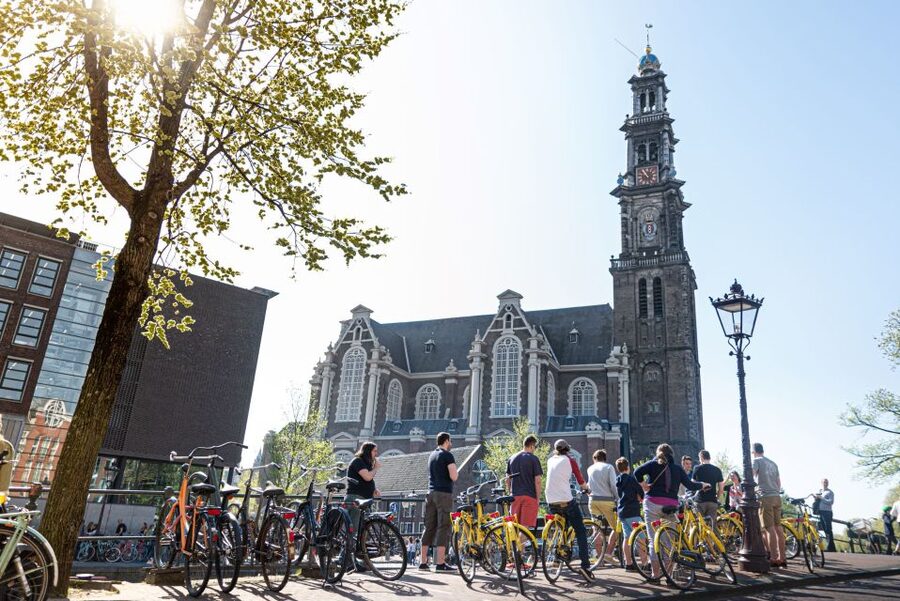 Amsterdam: 3h E-Bike Tour with break - Anne Frank House and the western canal belt