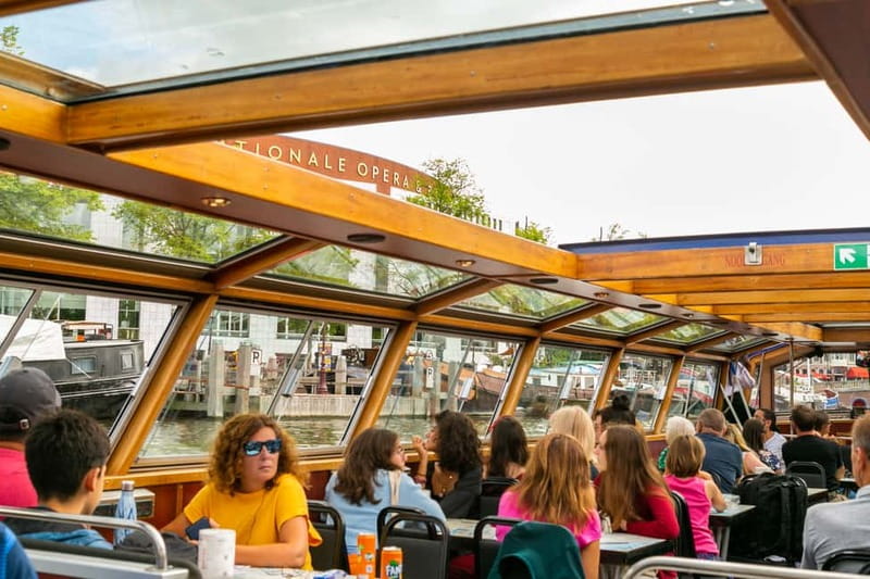 Amsterdam: 75 Minute City Canal Cruise with Audio Guide - Boat comfort, seating, and weather