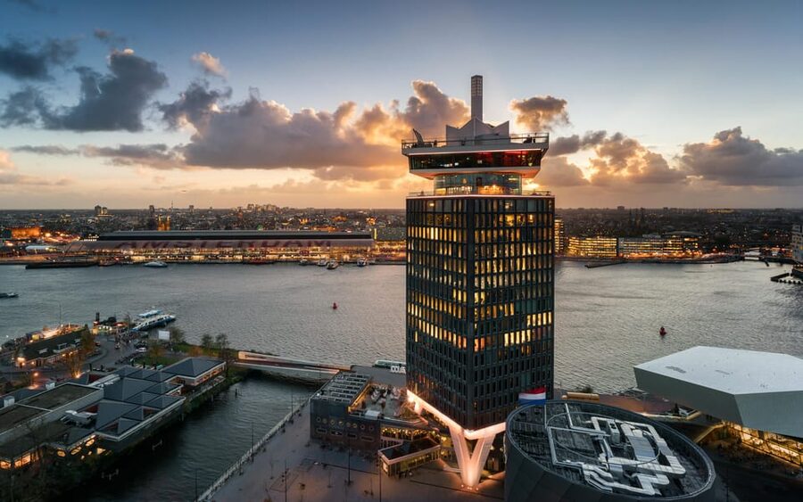 Amsterdam: A'DAM Lookout Ticket and Lunch or Dinner Voucher - The audio guide and interactive displays