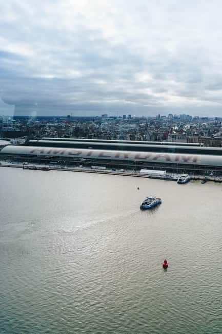 Amsterdam: A'DAM Lookout with Revolving Restaurant Moon - Over The Edge and the VR ride