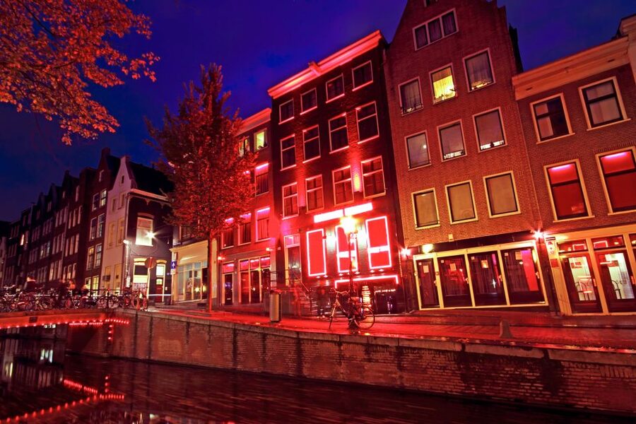 Amsterdam: After Dark Red Light District Tour - The Oude Kerk gives the evening some perspective