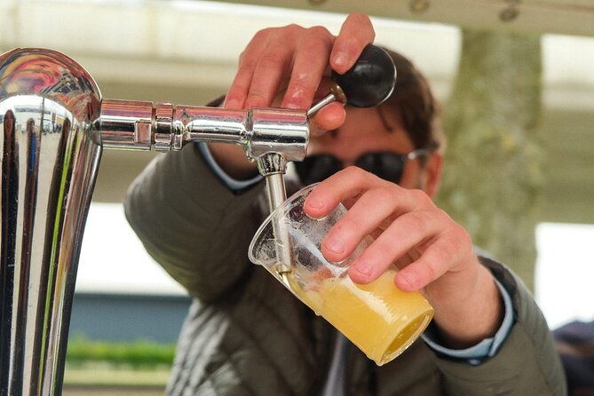 Amsterdam Beer Bike Blast Private Tour - With Beer On Tap - Beer on tap, fizzy wine, and the licensed-bike advantage