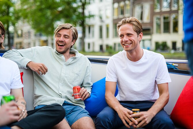 Amsterdam: Canal Booze Cruise with Unlimited Drinks Option - De Wallen and the central canal ring
