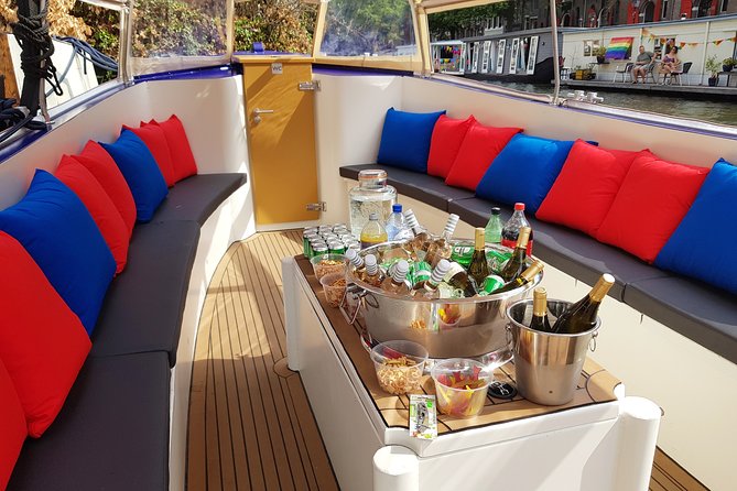 Amsterdam: Canal Booze Cruise with Unlimited Drinks Option - Passing beneath the Skinny Bridge