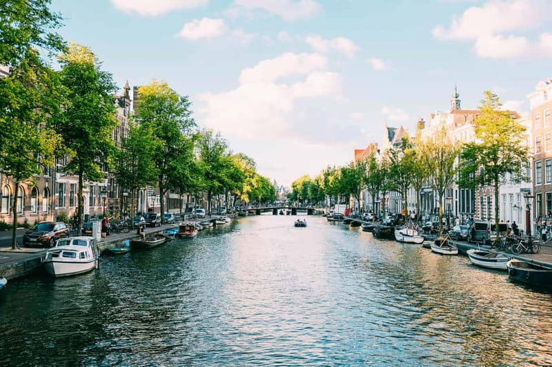Amsterdam: Canal Cruise from Anne Frank Museum - Central Station and the open reach of the IJ River