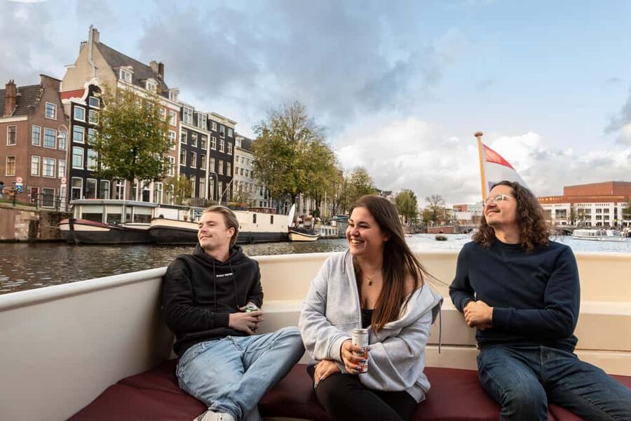 Amsterdam: Canal Cruise with Live Commentary & Audio Guide - The Amstel and the famous skinny bridge