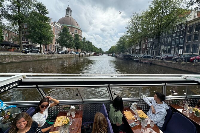 Amsterdam Cheese and Wine Canal Cruise - Amstel sights: the Amstel Church and Skinny Bridge