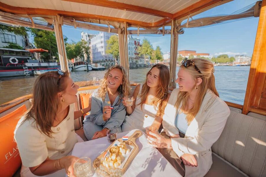 Amsterdam: Classic Boat Cruise with Optional Cheese & Wine - The Golden Bend and Amsterdam’s grand canal houses