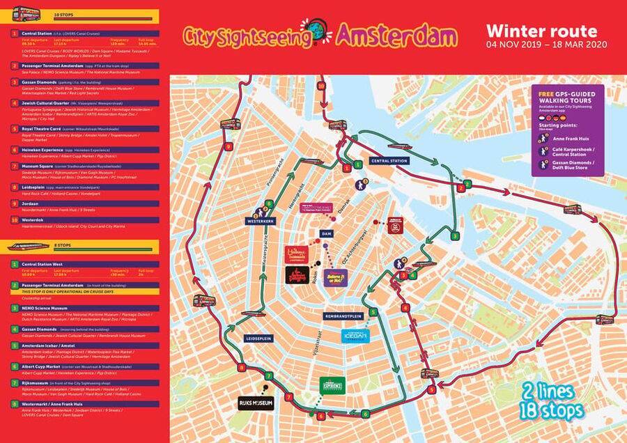 Amsterdam: Combo Rijksmuseum & Hop-On Hop-Off Bus - Finding the stops and avoiding wasted time