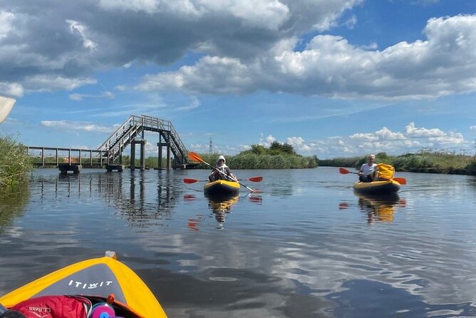 Amsterdam Countryside Bike and Kayak Tour - The cable ferry on Kanaaldijk
