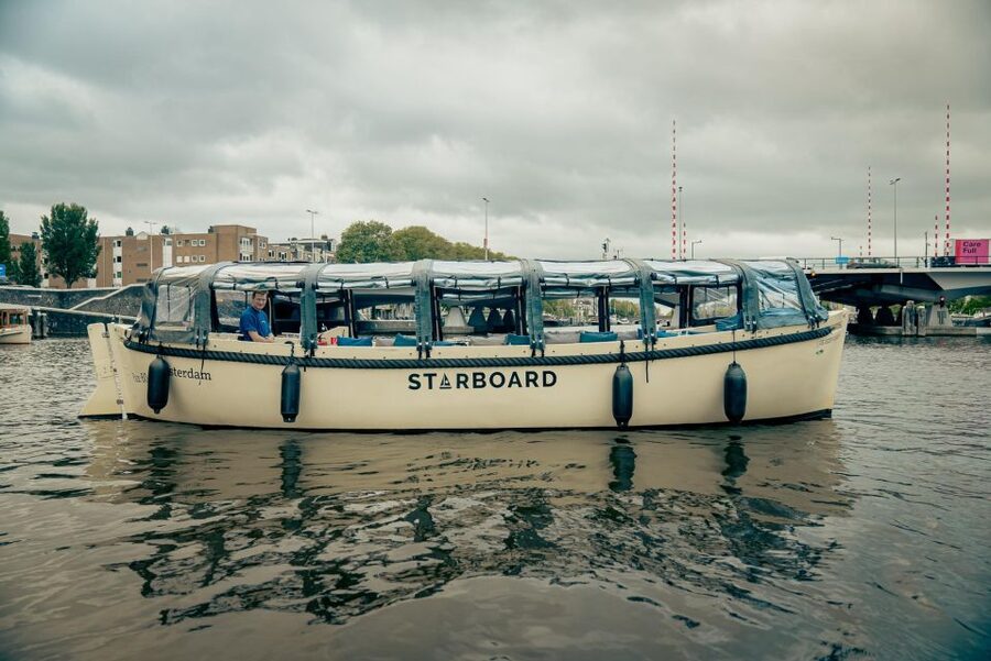 Amsterdam: Covered Canal Booze Cruise with Unlimited Drinks - Prinsengracht and the return to the center