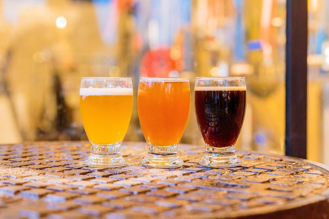 Amsterdam Craft Beer Brewery Tour by Bus with Tastings - Nine Tasters Instead of Three Full Pints