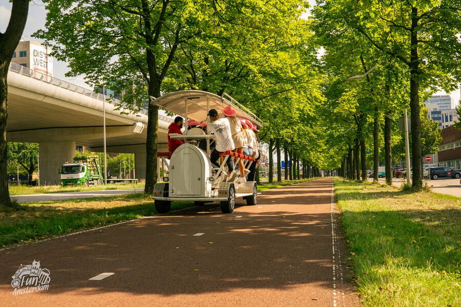 Amsterdam: Dutch Prosecco Party Bike - Who will enjoy this most