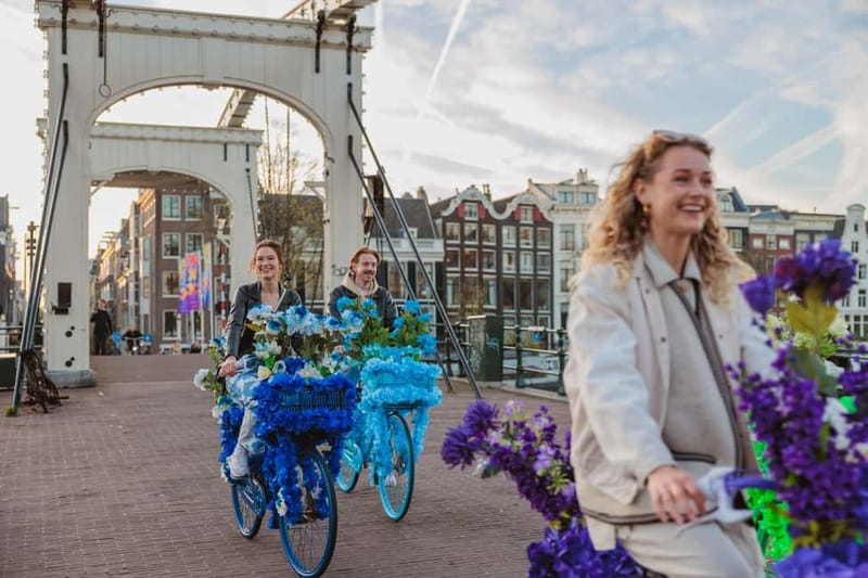 Amsterdam: Explore Canals, Guided Tour on Flower Bikes - Leidse Square and Vondelpark