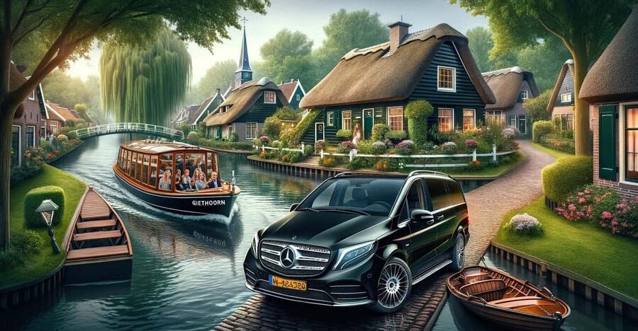 Amsterdam: Explore Giethoorn in a Private Tour with Driver - The one-hour punter cruise
