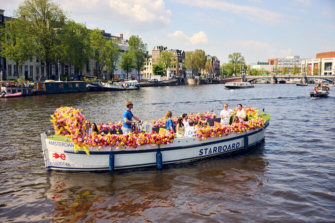 Amsterdam Flower Boat Canal Cruise with Local Guide - The Seven Bridges viewpoint is a quick photo stop