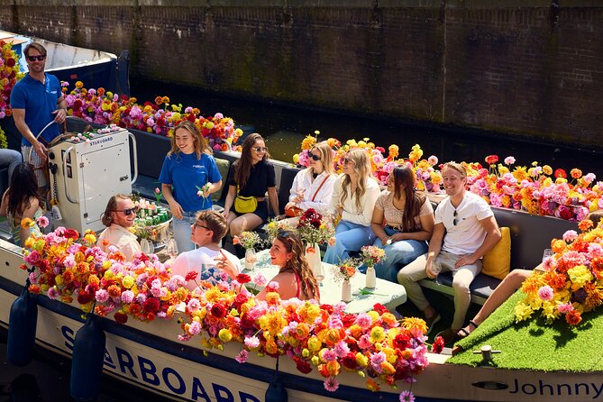 Amsterdam Flower Boat Canal Cruise with Local Guide - The Golden Bend brings the widest canal houses