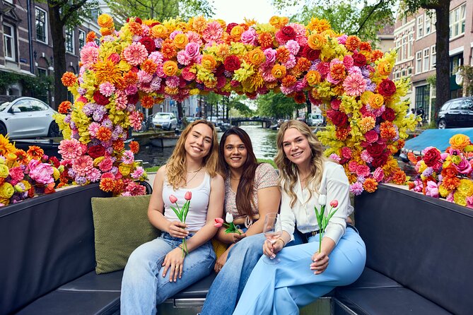 Amsterdam Flower Boat Canal Cruise with Local Guide - The Skinny Bridge adds a romantic finish
