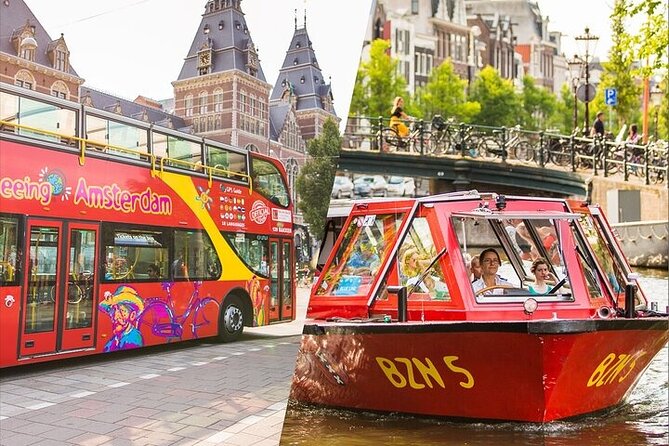 Amsterdam Hop-On Hop-Off 24h or 48h Bus and Boat Option - Start with the stop you can actually find