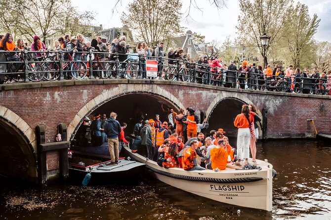 Amsterdam King’s Day Boat Party with Unlimited Drinks 2026 - Music, drinks, and the party atmosphere