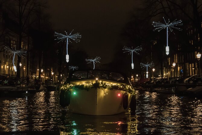 Amsterdam Light Festival: Canal Cruise + Bite & Unlimited Drinks - Key points to know before you book