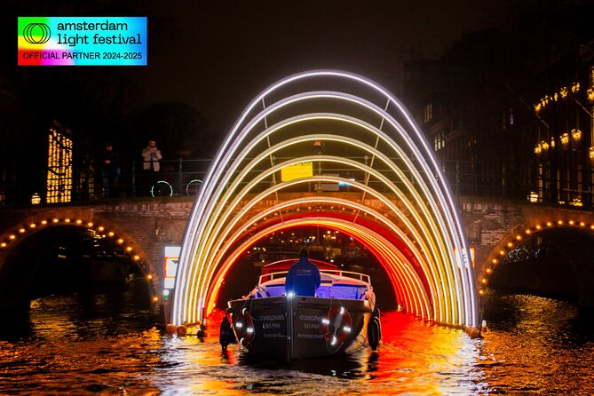 Amsterdam Light Festival Canal Cruise + Unlimited Drinks Option - What the 75-minute route actually includes