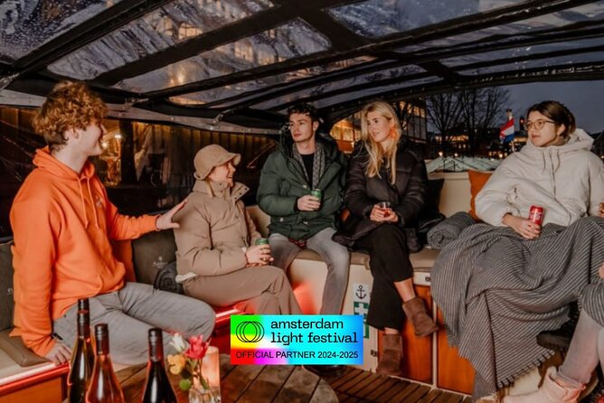 Amsterdam Light Festival: Cruise Unlimited Drinks & Bite option - Why the Light Festival works so well from a canal boat