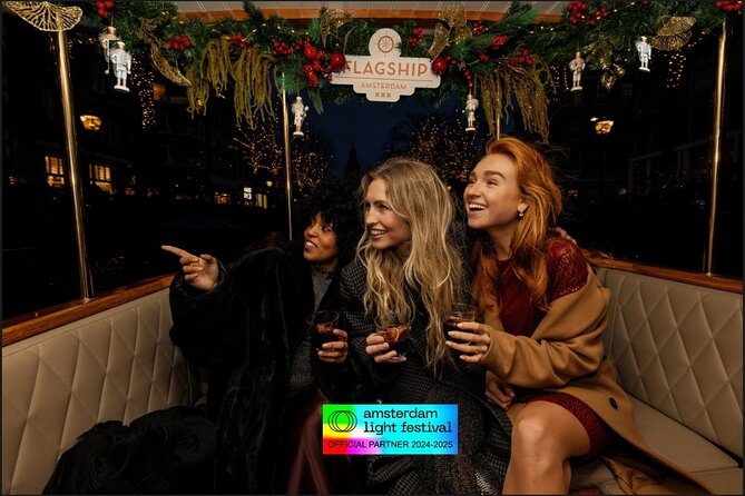Amsterdam Light Festival: Heated Boat Cruise + Hot Drinks & Bite - Warm drinks, snacks, and the all-inclusive choice