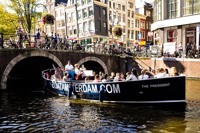 Amsterdam Open Boat Cruise in Old City Centre with Drinks Options - Starting near the Amstel and Hermitage Museum
