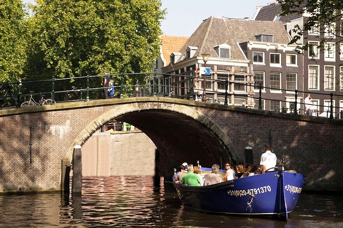 Amsterdam Open Boat Sightseeing Canal Cruise - Westerkerk and the landmark tower area