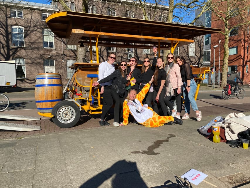 Amsterdam: Party Bike Tour with Beer - Key points to know before booking