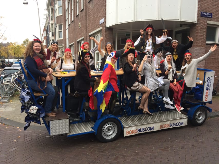 Amsterdam: Party Bike Tour with Beer - Pedaling, the driver, and basic comfort