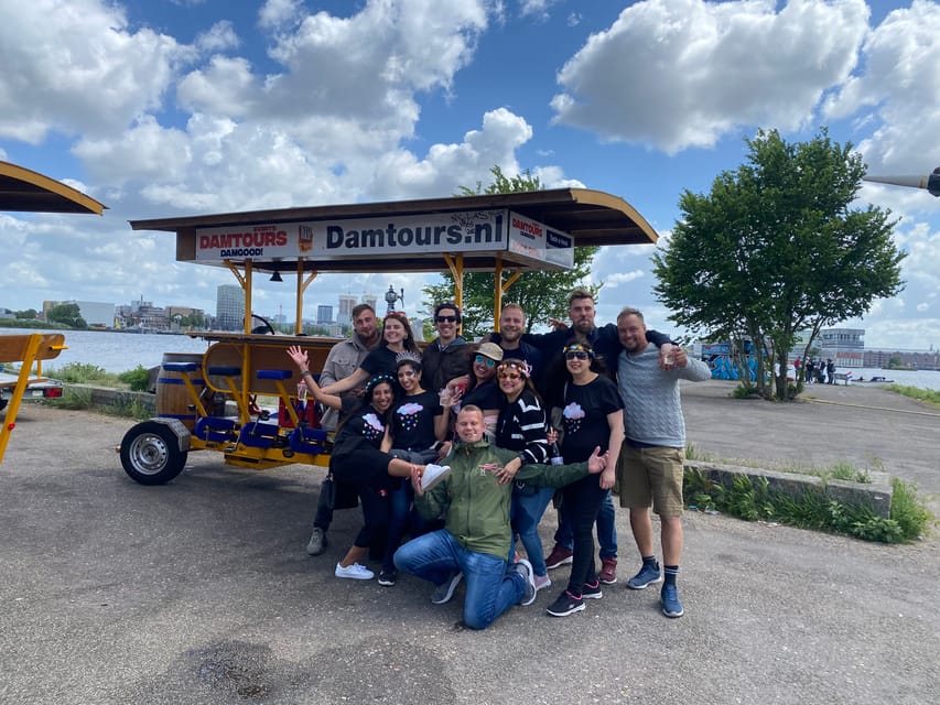 Amsterdam: Party Bike Tour with Beer - The 90-minute ride from Houthavens