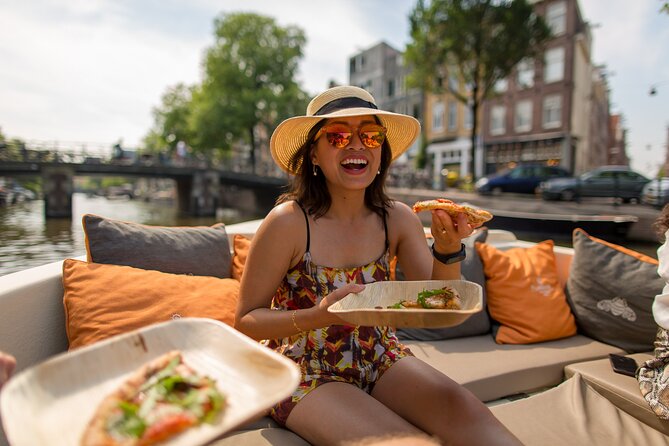 Amsterdam Private Boat Trip with Pizza and Unlimited Drinks - Oosterdokskade makes the start simple