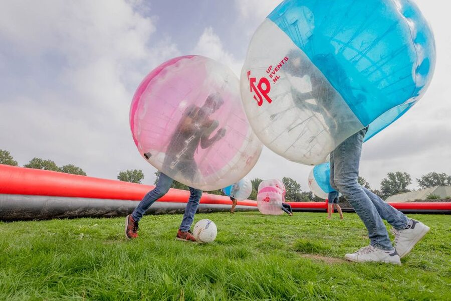 Amsterdam: Private Bubble Football Game - The First Half: Football With Plenty of Bouncing
