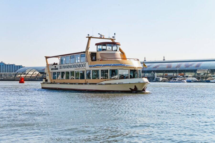 Amsterdam: River Cruise With All-You-Can-Eat Dutch Pancakes - What you see from the IJ