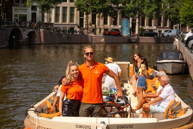 Amsterdam: Saloon Boat Cruise + Unlimited Drinks & Bite option - Drunken Houses, leaning fronts, and odd city details