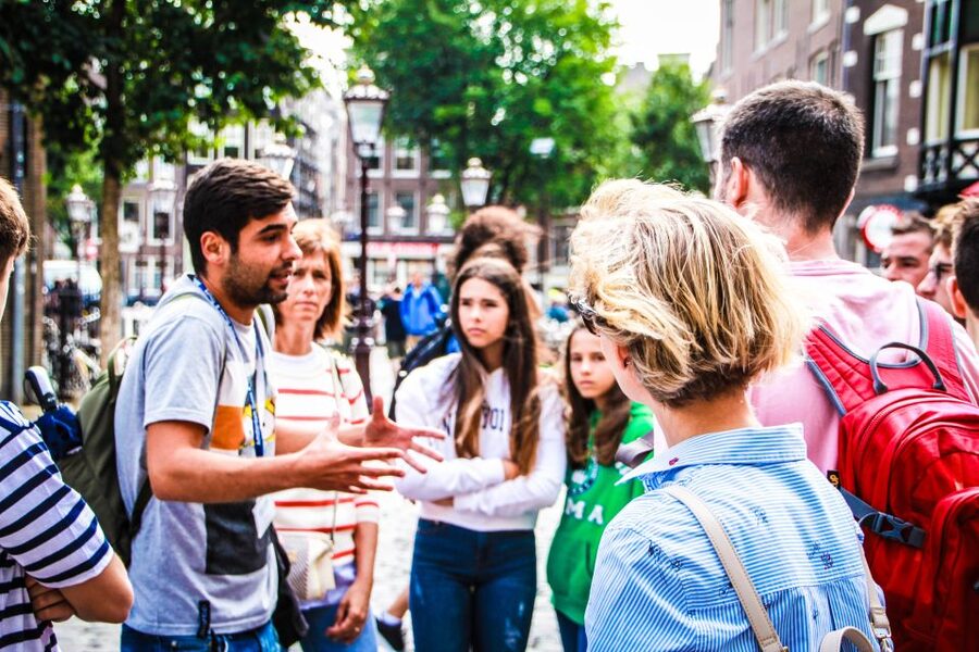 Amsterdam Small-Group Walking Tour - The Flower Market and Muntplein finish with practical orientation