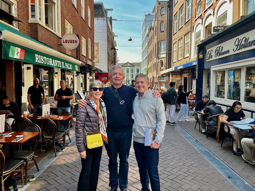 Amsterdam: Small Group Walking Tour with Fun Guide - A refreshment break halfway through