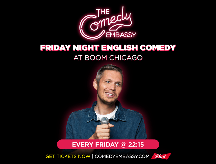 Amsterdam: The Comedy Embassy Stand-Up Show - Four comedians, one intermission, and a changing lineup