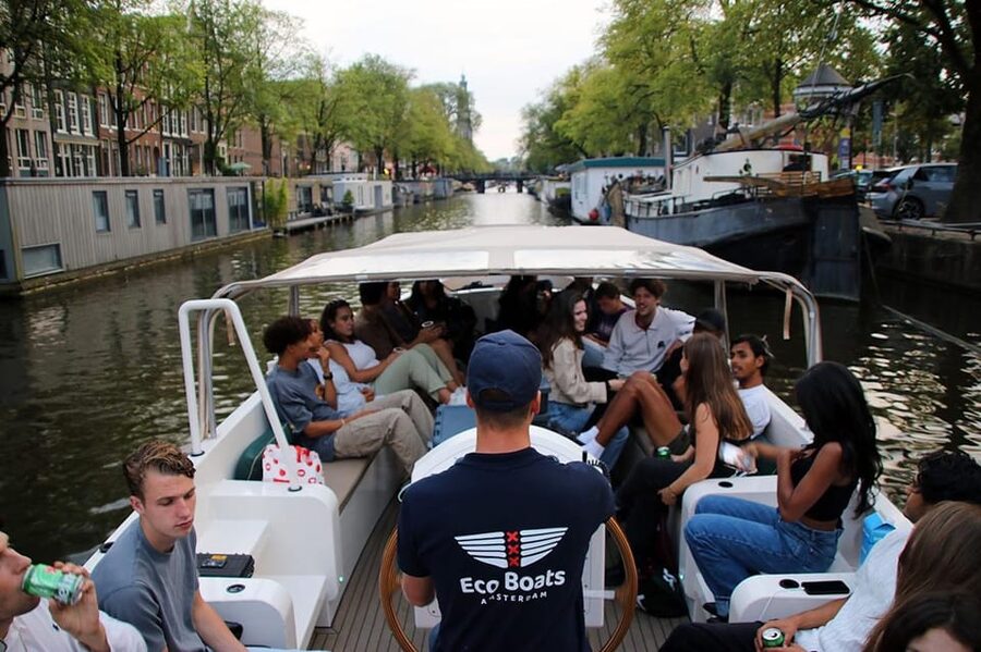 Amsterdam: The Newest Canal Cruise with Drink Option - Basilica of Saint Nicholas and the eastern harbor