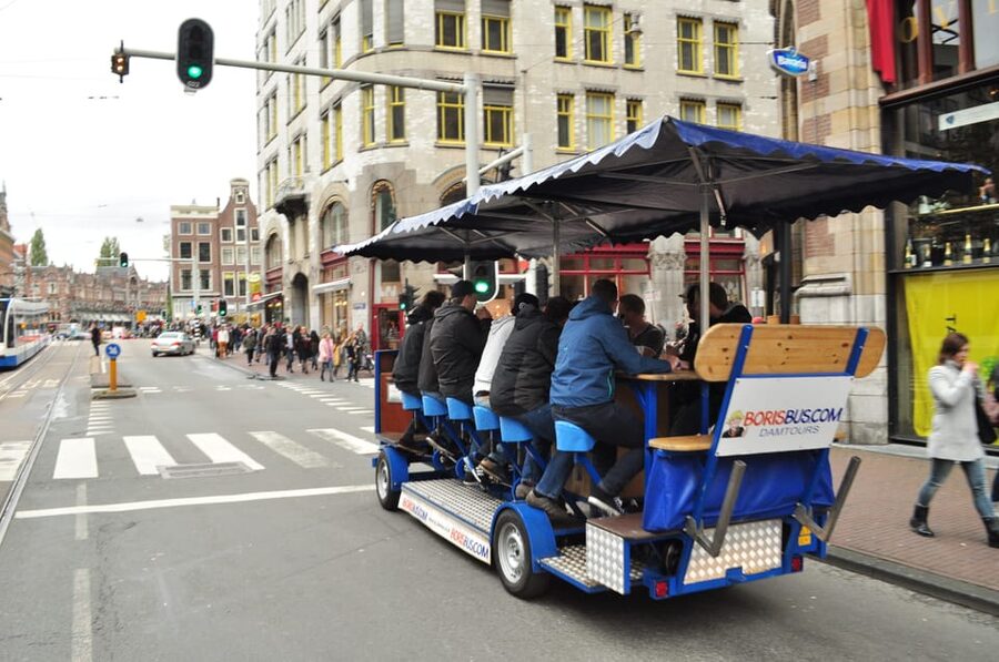 Amsterdam: The Original BUBBLES & BIKE Private Prosecco Tour - What you actually see from the bike