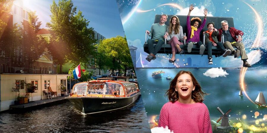 Amsterdam: This Is Holland 5D Flight and Canal Cruise Combo - What you see from the boat