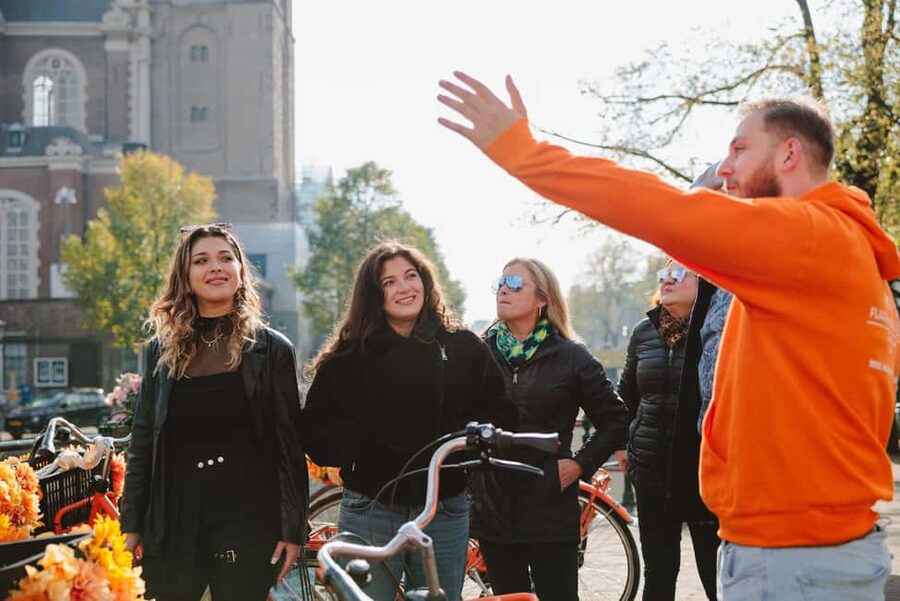 Amsterdam: Top Highlights Guided Bike Tour EN/DE/ES/FR/IT/CN - Starting near Central Station