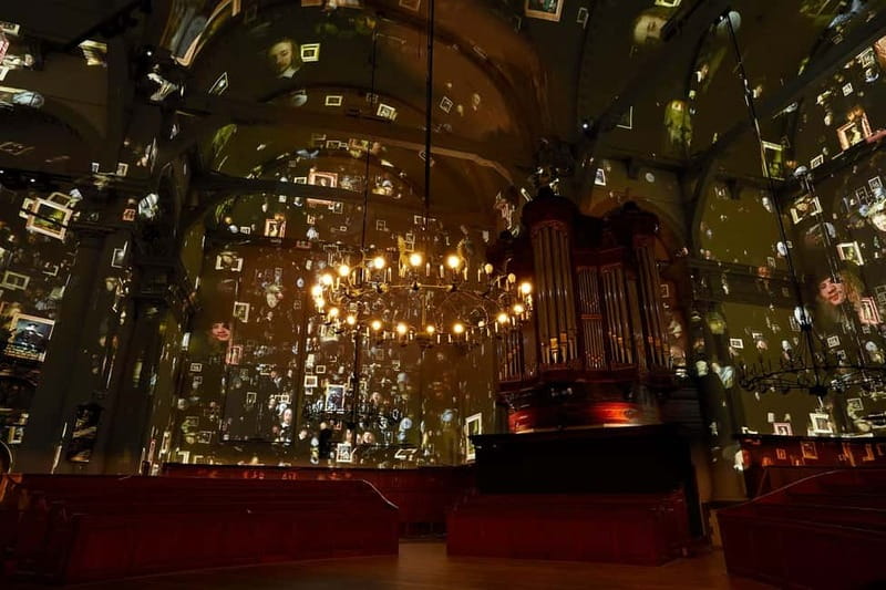 Amsterdam: Van Gogh and Rembrandt Immersive Experience Entry - Entering the Noorderkerk for a different kind of art visit