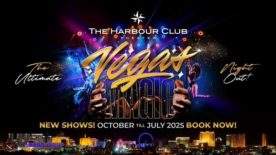 Amsterdam: VEGAS Dinner Show with 3-Course Sharing Menu - Arriving at The Harbour Club Theater