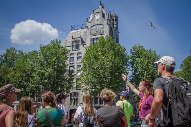 Anne Frank Private Bike Tour in Amsterdam - The Spinoza Monument and De Schaduwkade